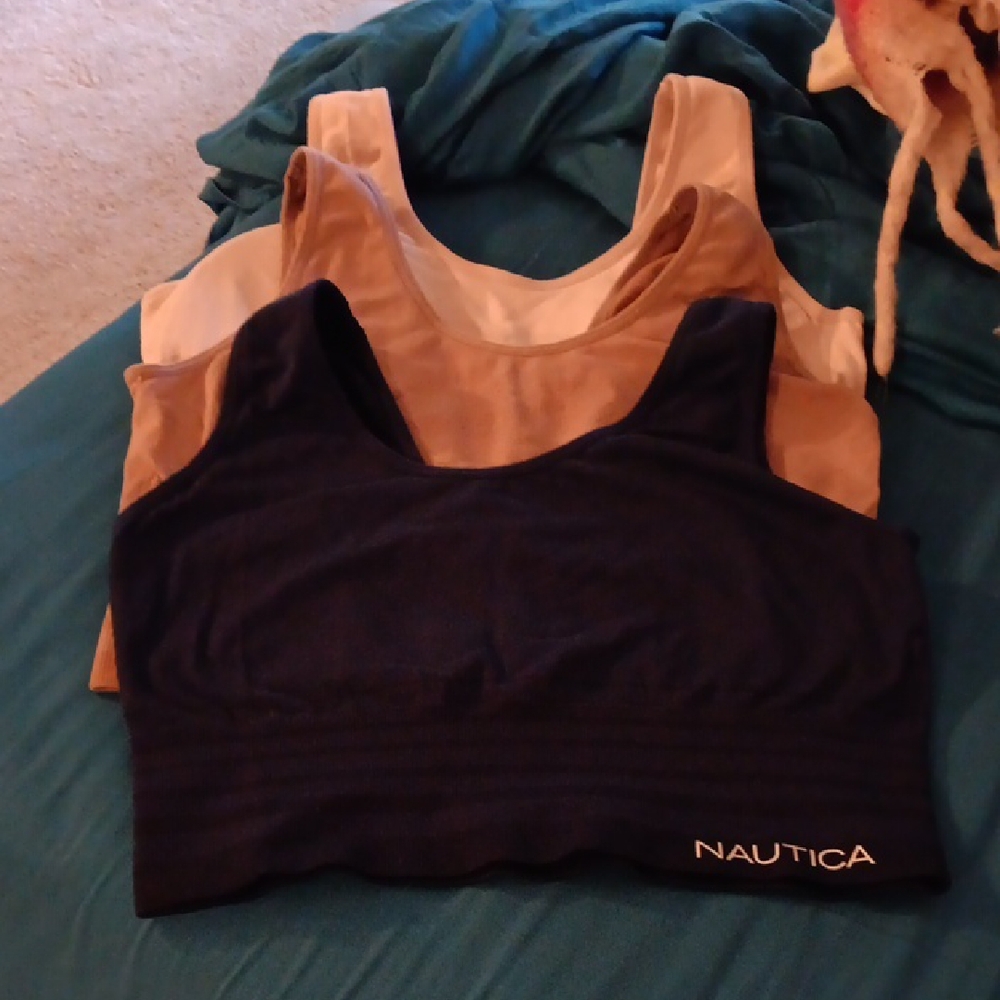 Nautica Sports Bras - Navy, Beige, Cream